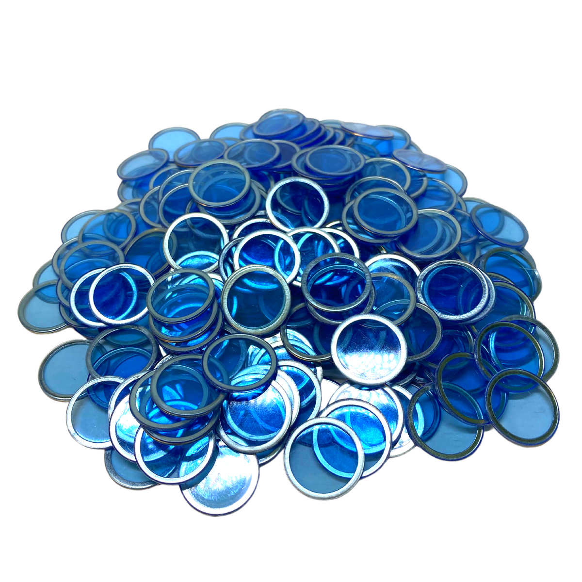 Bingo Chips with Metal Edge 3/4 Inch 200 Count Bags Upgra Mr. Chips Store