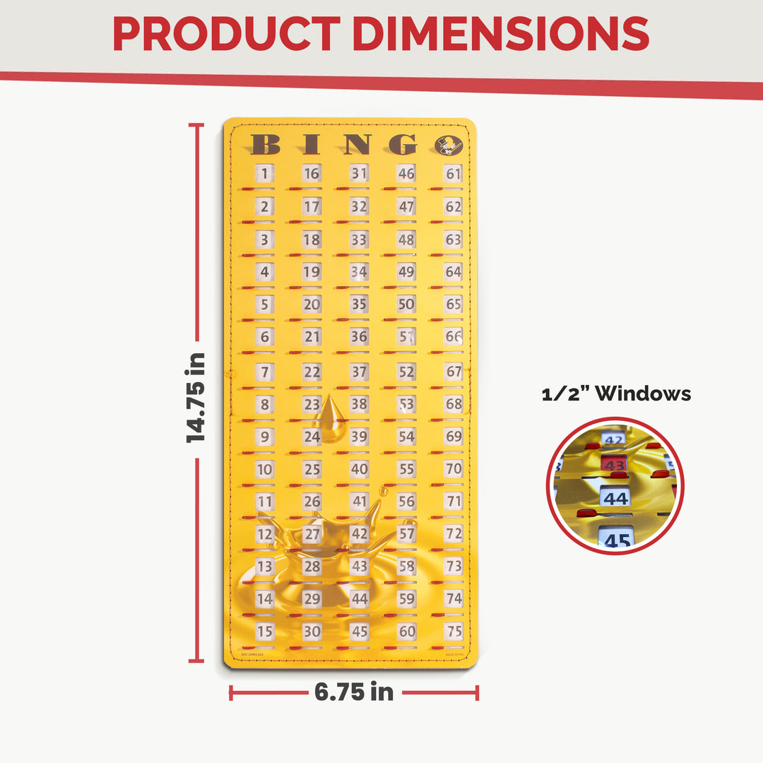 Shutter Card Masterboard - Gold Rush