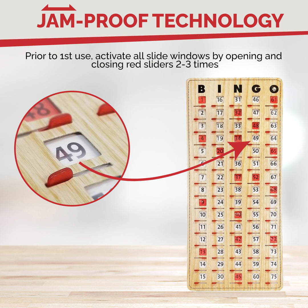 Shutter Card Masterboard - Tan Woodgrain