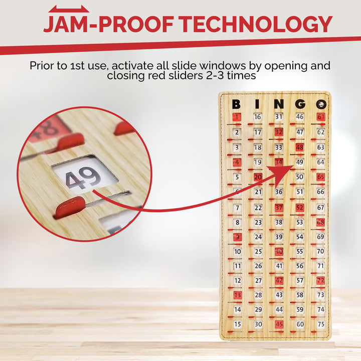 Shutter Card Masterboard - Tan Woodgrain