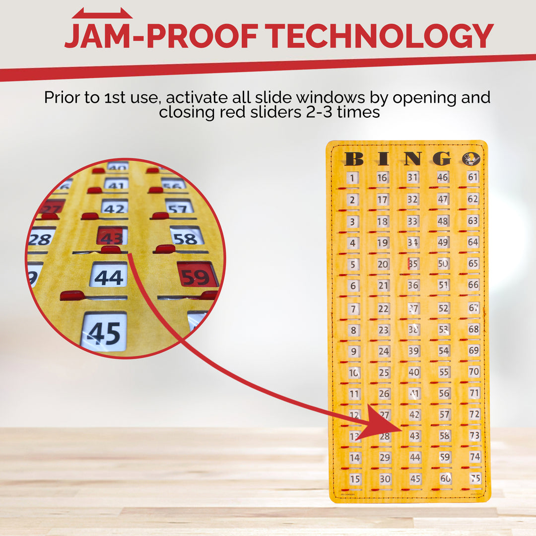 Shutter Card Masterboard - Yellow Woodgrain