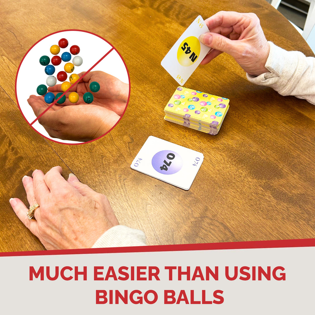 Bingo Game with Bingo Cards and Chips, 18 Bingo Cards, 300 Bingo Chips and Bingo Calling Cards