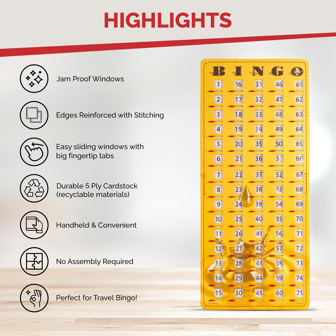Shutter Card Masterboard - Gold Rush