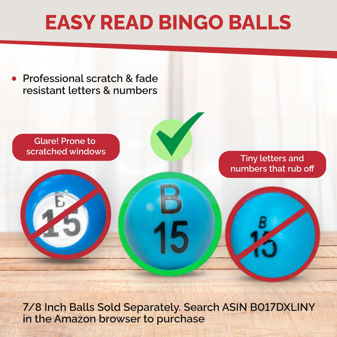 11 Inch Professional-Use Bingo Cage, Mysterious Black