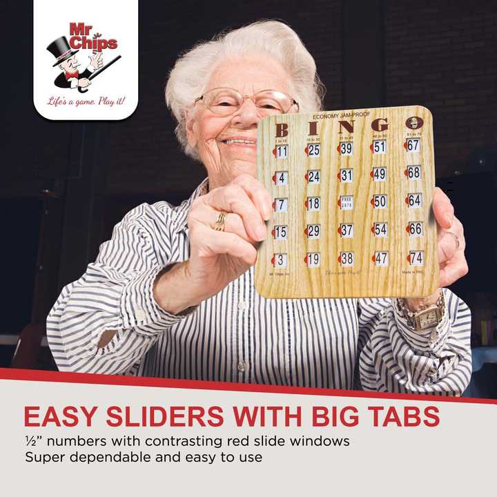 Economy Jam Proof Bingo Shutter Card