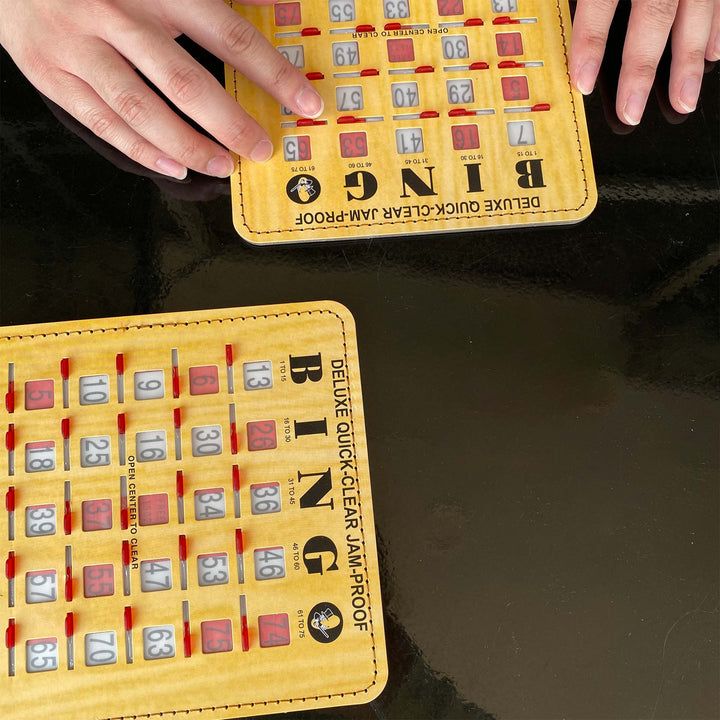 Deluxe QUICK-CLEAR Jam Proof Bingo Shutter Card