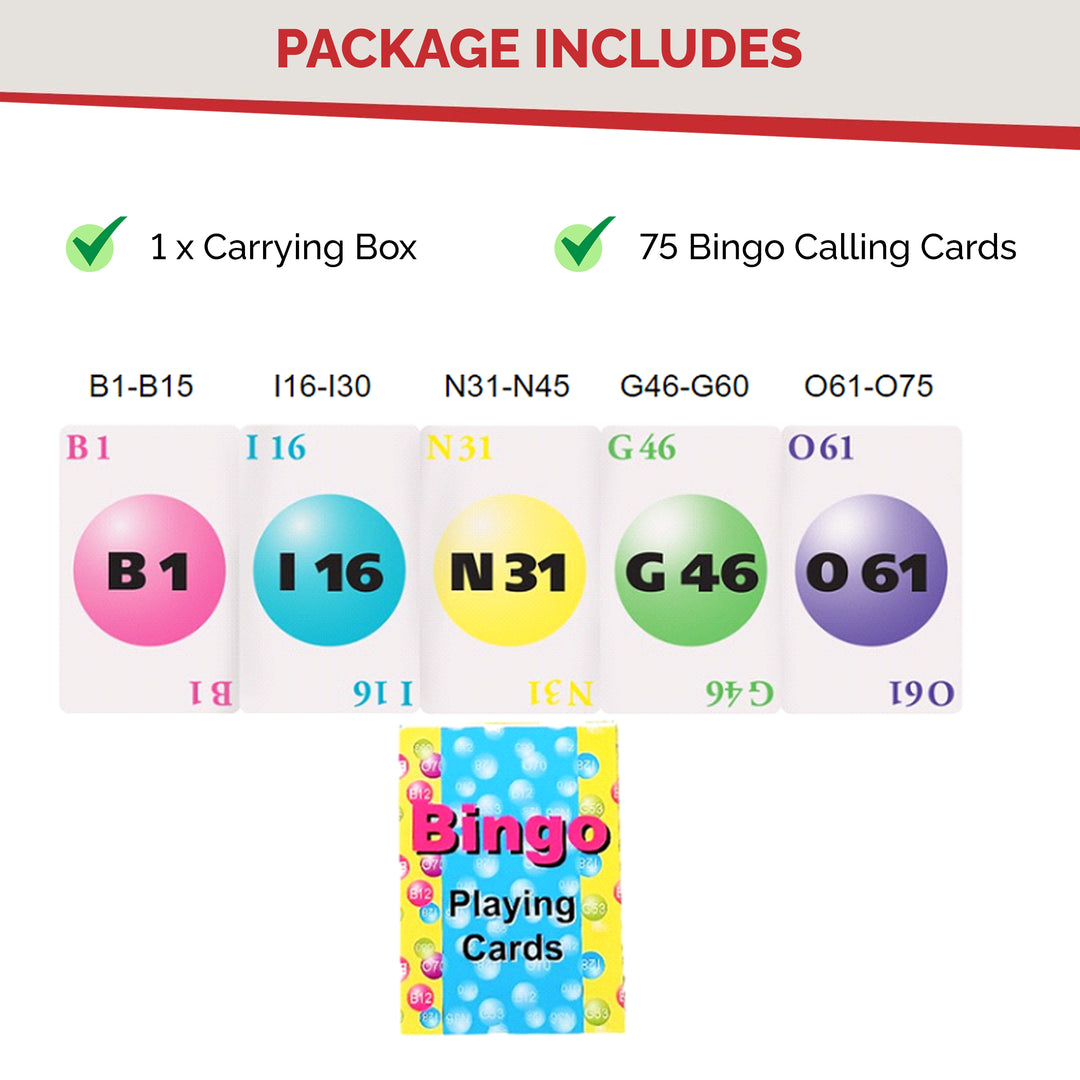 Professional Deck of Bingo Playing Cards