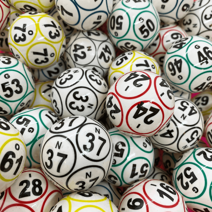 5-Color 12-Sided Coated Bingo Ball Set