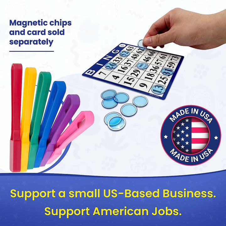 8" Magnetic Bingo Wand Set, 7 Pack