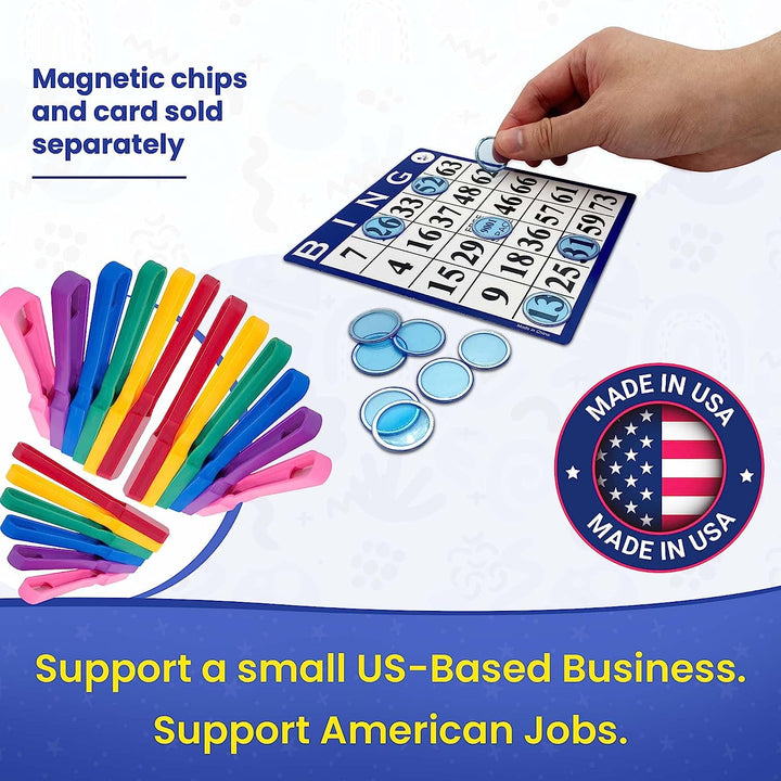 8" Magnetic Bingo Wand Set, 18 Pack