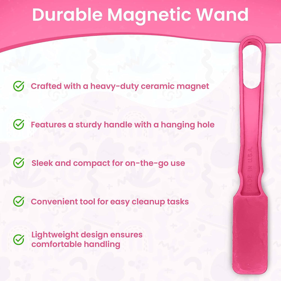 Magnetic Bingo Wand Blue – 1 Piece - Made in the USA – Ideal for Bingo, Science Experiments, Homeschool Accessories, Fridge Décor &amp; Sewing Supplies