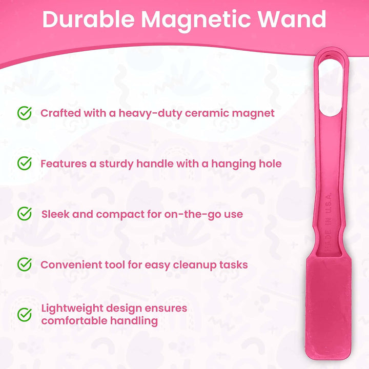 Magnetic Bingo Wand Blue – 1 Piece - Made in the USA – Ideal for Bingo, Science Experiments, Homeschool Accessories, Fridge Décor &amp; Sewing Supplies