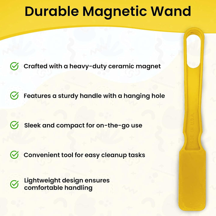 Magnetic Bingo Wand Blue – 1 Piece - Made in the USA – Ideal for Bingo, Science Experiments, Homeschool Accessories, Fridge Décor &amp; Sewing Supplies