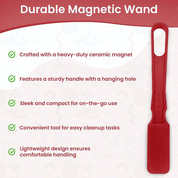 Magnetic Bingo Wand Blue – 1 Piece - Made in the USA – Ideal for Bingo, Science Experiments, Homeschool Accessories, Fridge Décor &amp; Sewing Supplies