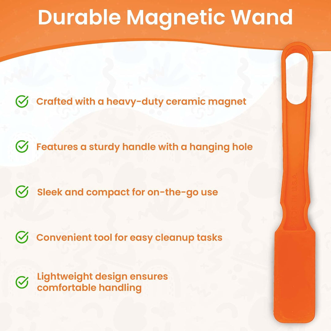 Magnetic Bingo Wand Blue – 1 Piece - Made in the USA – Ideal for Bingo, Science Experiments, Homeschool Accessories, Fridge Décor &amp; Sewing Supplies