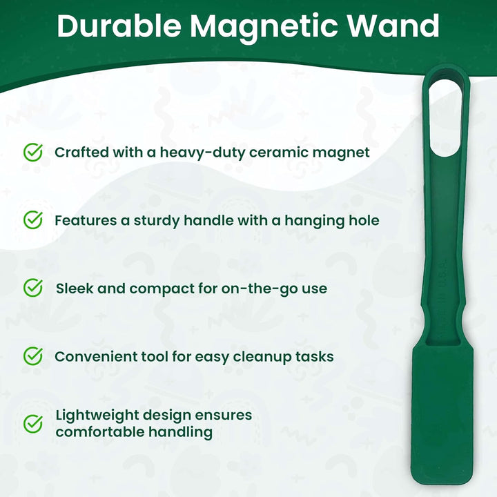Magnetic Bingo Wand Blue – 1 Piece - Made in the USA – Ideal for Bingo, Science Experiments, Homeschool Accessories, Fridge Décor &amp; Sewing Supplies