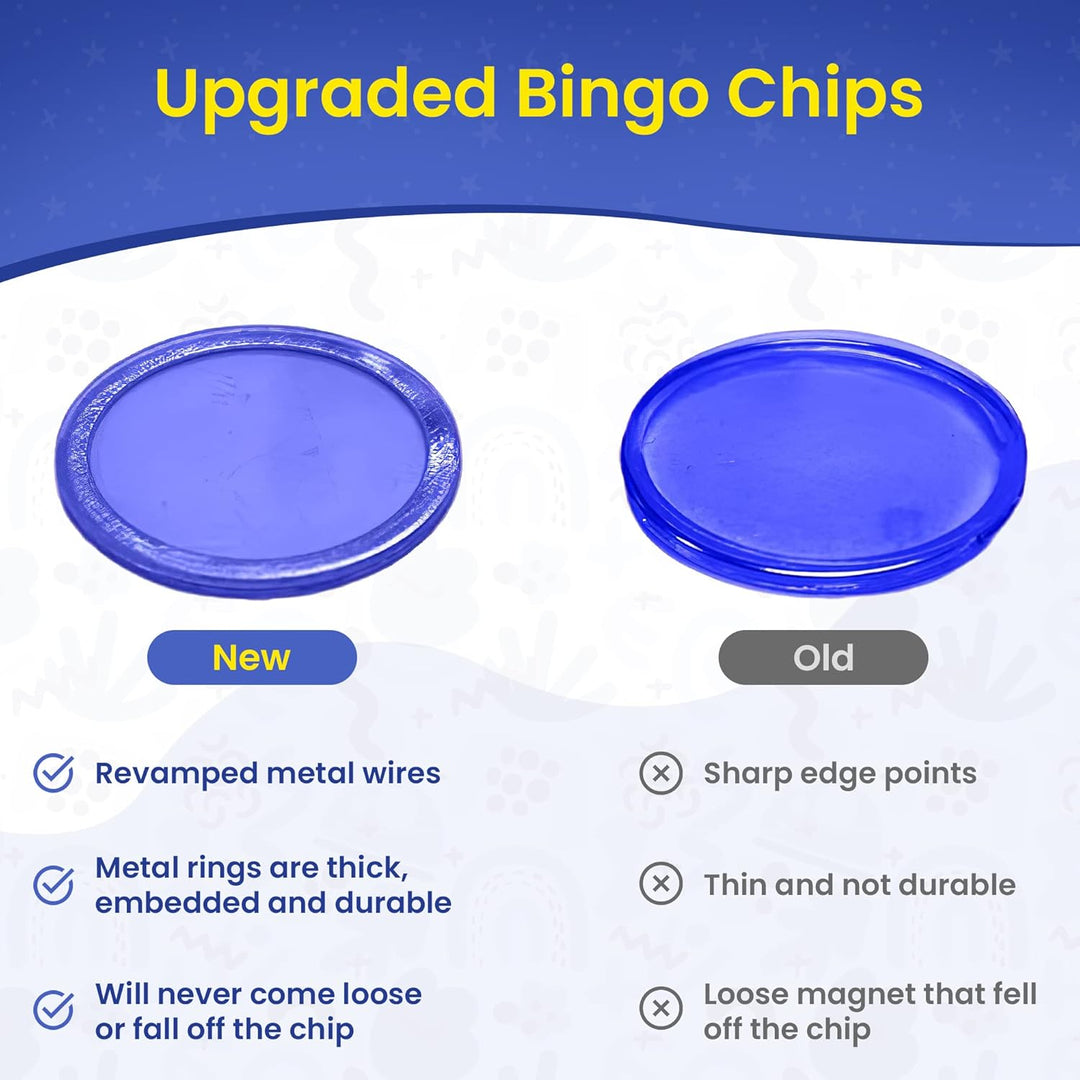 Magnetic Wands and Chip Bundles - 4 Pack, 5 Pack, 6 Pack, 7 Pack