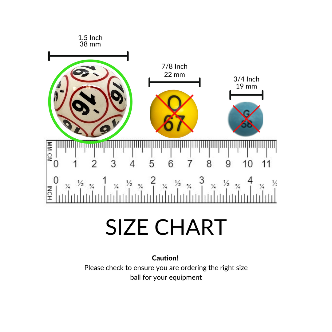 5-Color 12-Sided Coated Bingo Ball Set