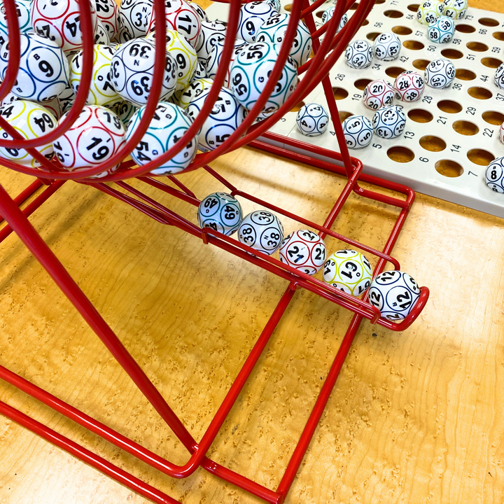 5-Color 12-Sided Coated Bingo Ball Set
