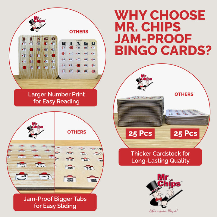 Economy Jam Proof Bingo Shutter Card