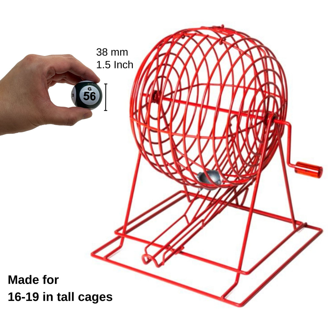 Deluxe 5-Color 6-Side Print Coated Bingo Ball Set