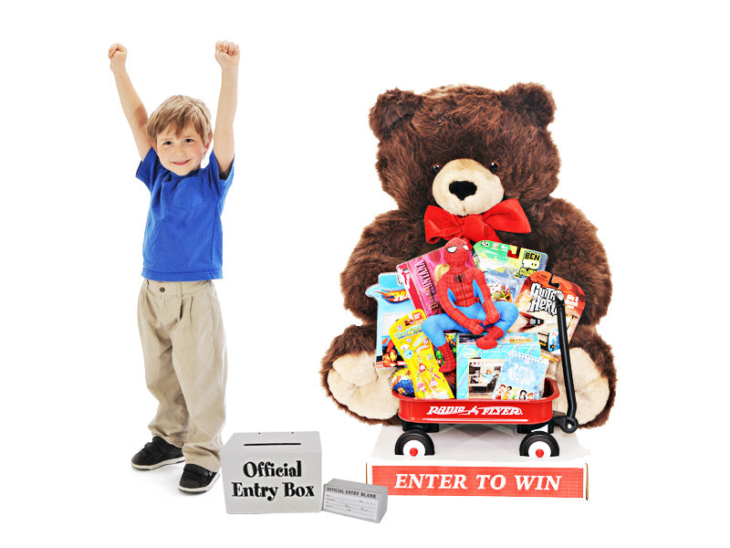 Bernie - the - Bear Holiday Basket