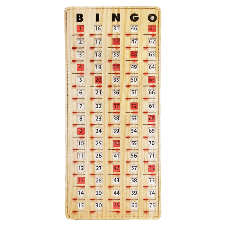 Shutter Card Masterboard - Tan Woodgrain