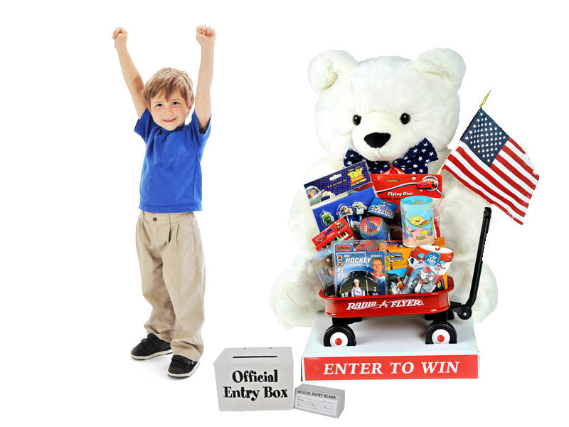 Bernie - the - Bear Holiday Basket