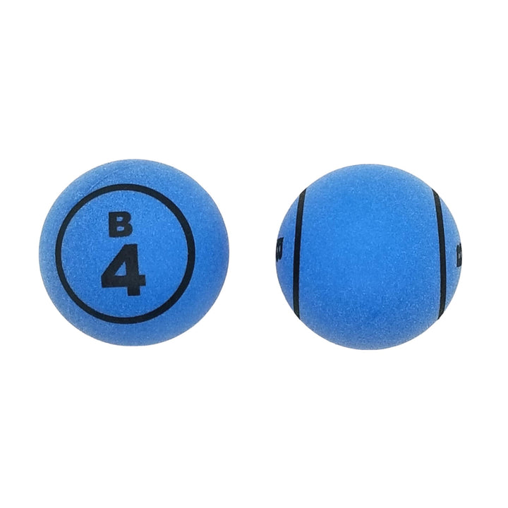 5-Color Double Number Matte Bingo Balls (40 mm)