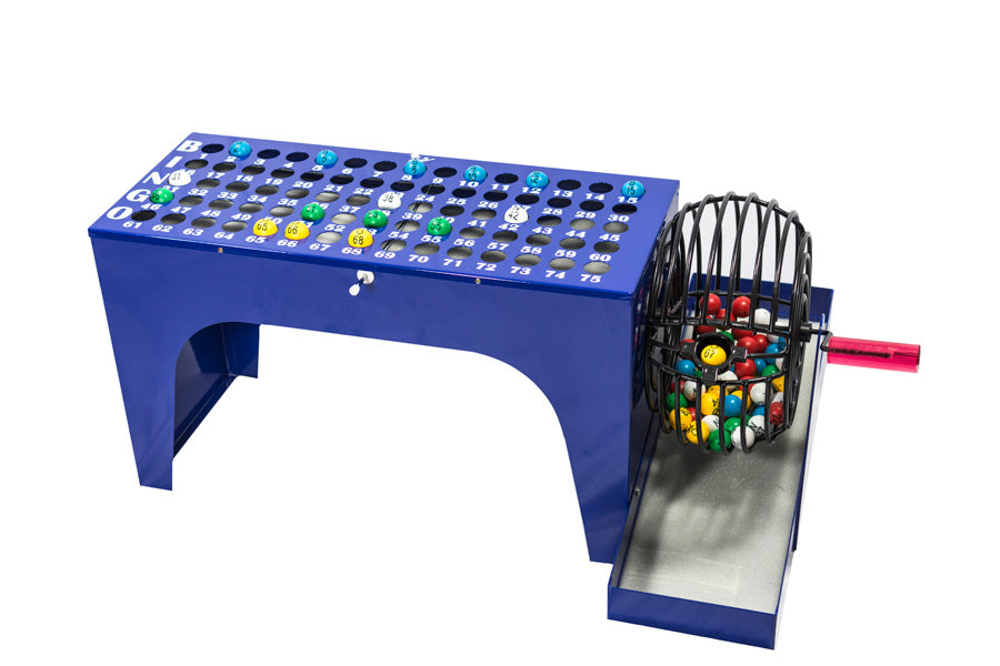 ORBS Mr. セット Deluxe Speed-O-Matic Cage Set w-EASY-READ 7/8 Inch Bingo Balls
