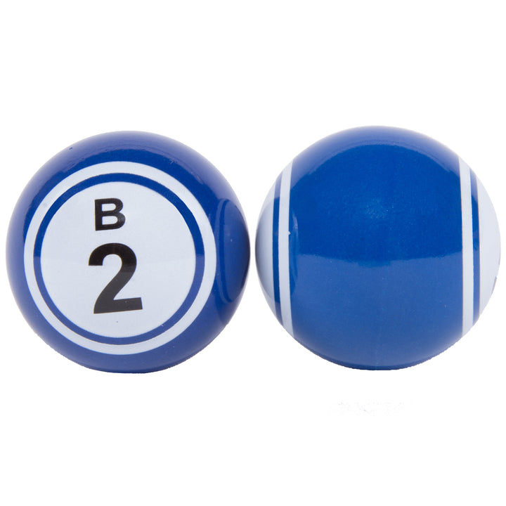 5-Color Double Number Coated Bingo Ball Set