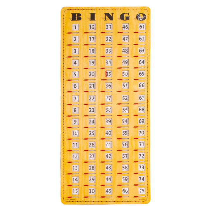 Shutter Card Masterboard - Yellow Woodgrain